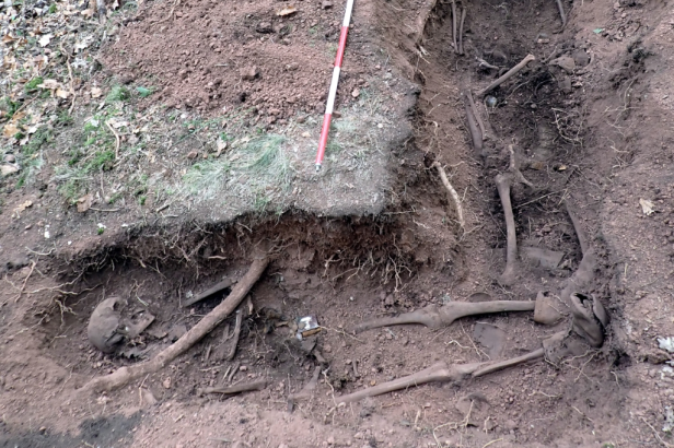 Amatér našel v lese u Rozdrojovic vojenský hrob. Odborníci v něm identifikovali Sověty Amatér našel v lese u Rozdrojovic vojenský hrob. Odborníci v něm identifikovali Sověty