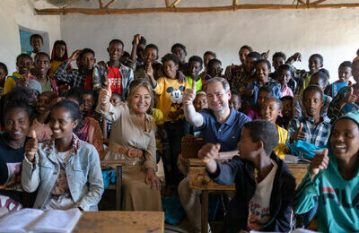 Mise na vysoké úrovni organizace Education Cannot Wait v Etiopii vyzývá ke smělým inovativním finančním řešením, která by měla urychleně vyřešit vzdělávací potřeby 9 milionů dětí, jež nechodí do školy a jsou postiženy krizí Mise na vysoké úrovni organizace Education Cannot Wait v Etiopii vyzývá ke smělým inovativním finančním řešením, která by měla urychleně vyřešit vzdělávací potřeby 9 milionů dětí, jež nechodí do školy a jsou postiženy krizí