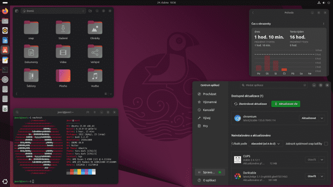 Krátký pohled na Ubuntu 25.04: Canonical si taky zaslouží jedničku