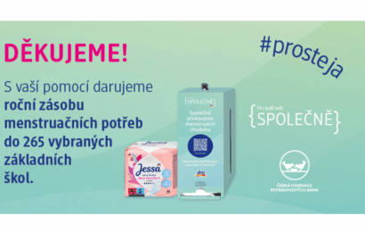 Společnost dm spolu se svými zákazníky přispěla na řešení menstruační chudoby částkou více než 8 milionů Kč