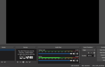 OBS Studio s vícestopým videem na Linuxu, jádro 6.16 a detekce pro Macintosh II