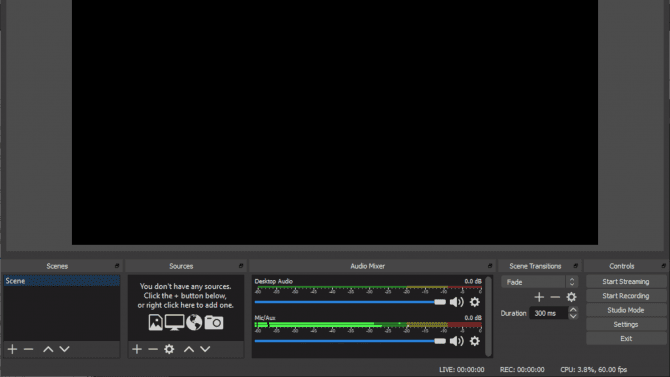 OBS Studio s vícestopým videem na Linuxu, jádro 6.16 a detekce pro Macintosh II