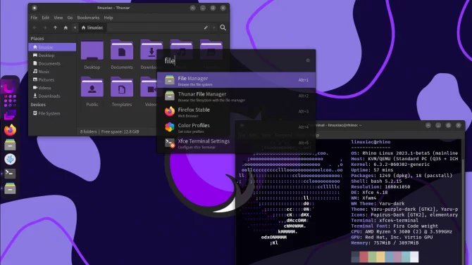 Rhino Linux spolupracuje s UBports, Alpine se snaží zlepšit údržbu X11