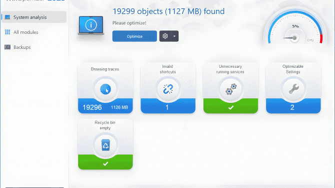 Minirecenze Ashampoo WinOptimizer 2025: garážový úklid pro váš počítač, zázraky ale nečekejte