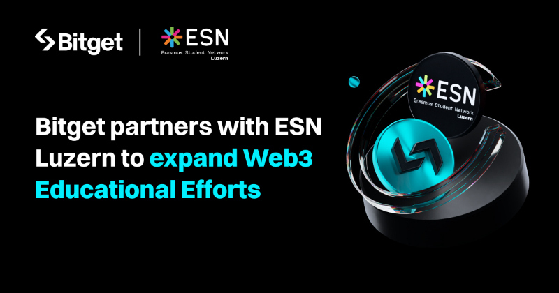 Bitget prostřednictvím partnerství s ESN Luzern rozšiřuje globální vzdělávací iniciativu v oblasti Web3