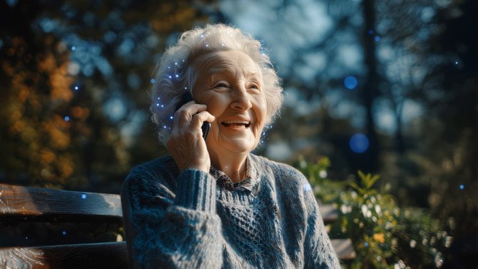 AI babička od O2 dorazila do Česka. Bravurně drží podvodníky na lince, aby nemohli okrádat jiné AI babička od O2 dorazila do Česka. Bravurně drží podvodníky na lince, aby nemohli okrádat jiné