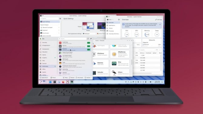 KDE Linux vyšel v alfa verzi, AerynOS zavádí sady balíčků