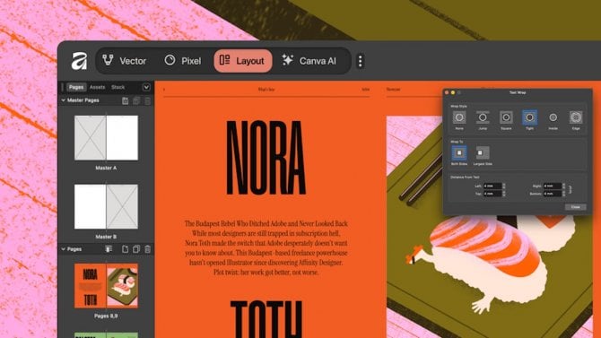 Hlavní konkurence Adobe je kompletně zdarma. Affinity je od teď jediná komplexní aplikace a nahradí nejen Photoshop