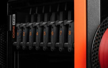 Průša a Bondtech představili plnohodnotný toolchanger, který trumfne i Vortek od Bambu Lab