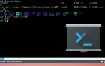 Yakuake: terminálový světelný meč, který se vysune v případě potřeby