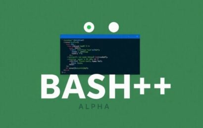 Vyšel Bash++ 1.0.0alpha s vestavěným IDE, webovým frameworkem a AI