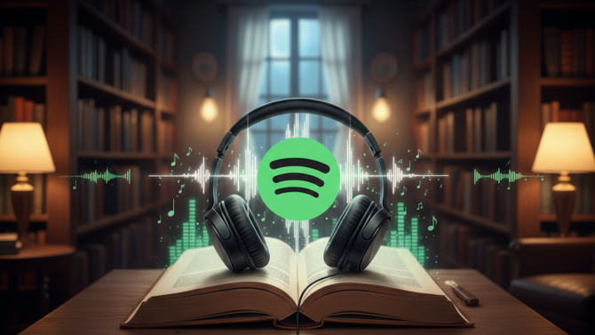 Spotify má skvělou funkci pro posluchače audioknih. Umožní přecházet mezi tištěnou a mluvenou verzí Spotify má skvělou funkci pro posluchače audioknih. Umožní přecházet mezi tištěnou a mluvenou verzí