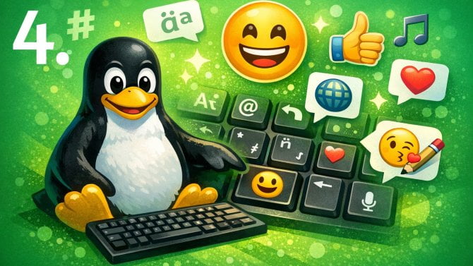 Zabydlujeme Linux – 4. díl: Příručka hlavně pro psavce, aneb není QWERTZ jako QWERTZ