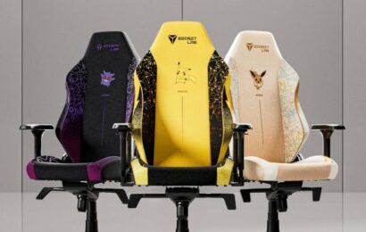 Sedněte si do svého oblíbeného Pokémona. Secretlab uvádí herní židle s Pikachu, Gengarem i Eevee Sedněte si do svého oblíbeného Pokémona. Secretlab uvádí herní židle s Pikachu, Gengarem i Eevee