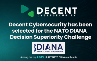 Decent Cybersecurity uspěl ve výzvě NATO DIANA. Jeho řešení SynapseCommand se propojí s platformou MSS NATO Palantir. Decent Cybersecurity uspěl ve výzvě NATO DIANA. Jeho řešení SynapseCommand se propojí s platformou MSS NATO Palantir.