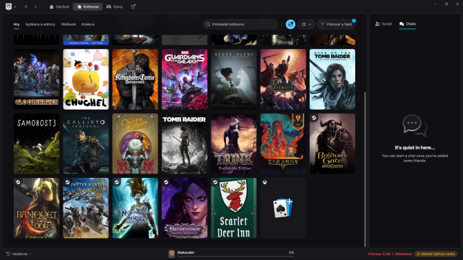Mnohem rychlejší a poprvé oficiálně pro Linux: Obchod s hrami Epic Games Store má novou aplikaci Mnohem rychlejší a poprvé oficiálně pro Linux: Obchod s hrami Epic Games Store má novou aplikaci